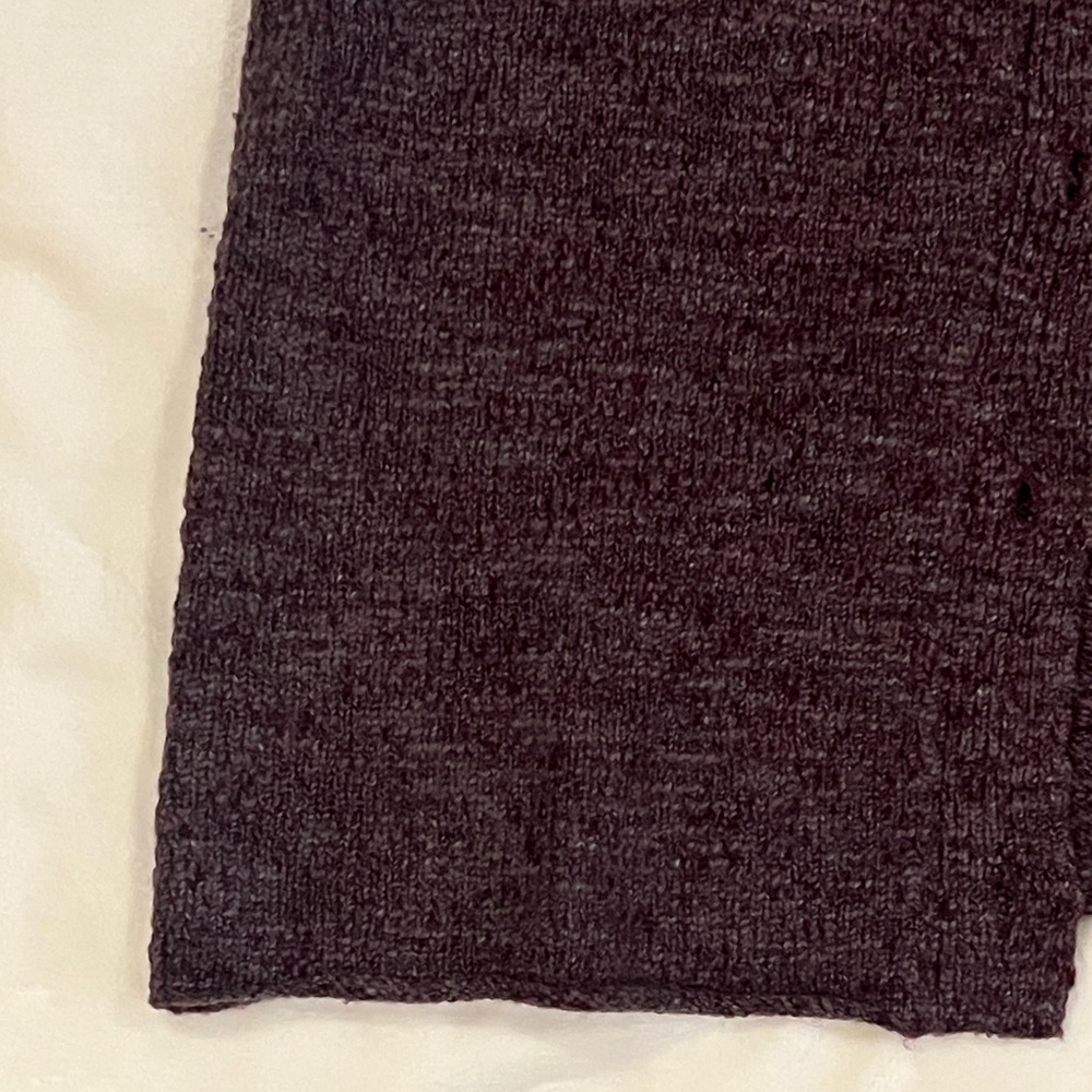 J. Jill purple wool alpaca blend sleeveless button down sweater vest size Large - Picture 6 of 9